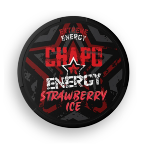 Chapo Energy – Strawberry Ice energiapussi 75mg kofeiinia
