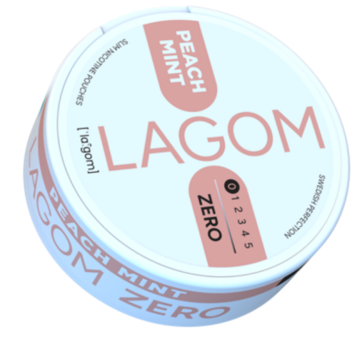 LAGOM Peach Mint Nicotine Free